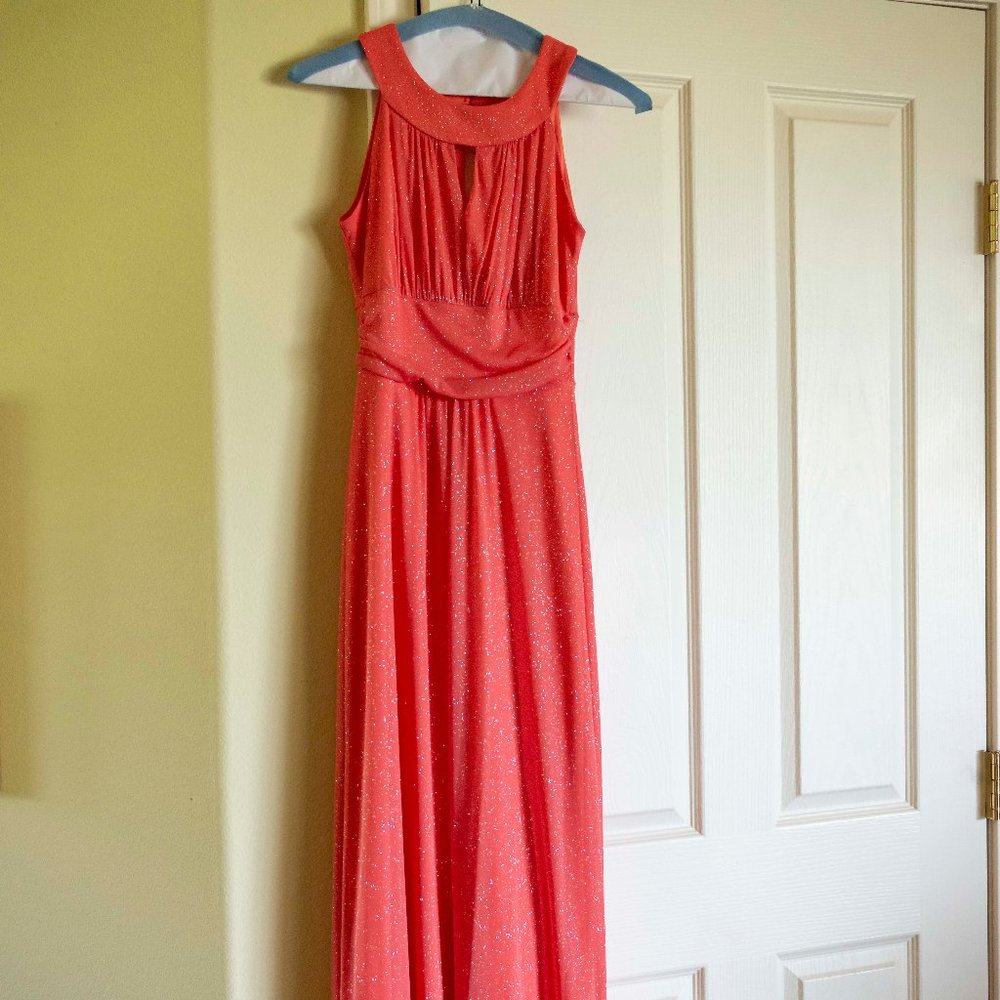 Coral Evening Gown